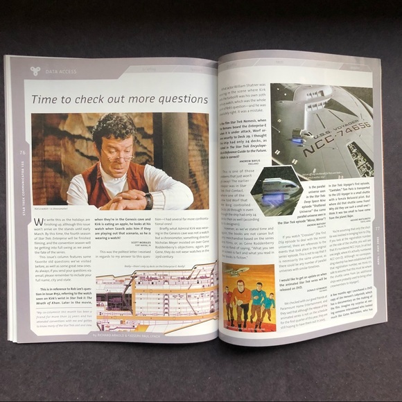 Star Trek Communicator Magazine *Special Hard To Find Issue!! - Picture 12 of 13